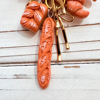 Baguettes and Pastries Bag Charm