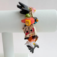 Lenora Dame Wooden Safari Animal Charm Bracelet