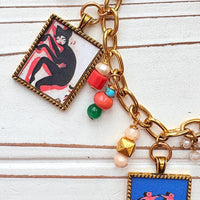 NEW Lenora Dame Crazy Cats Necklace - One-of-a-Kind
