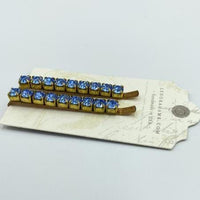 Classic Rhinestone Bobby Pin Set - Choice of Rhinestone Color