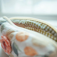 Lenora Dame One-of-a-Kind Quilted fruity Cosmetic / Makeup bag