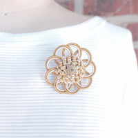 Lenora Dame One-of-a-Kind holiday brooch