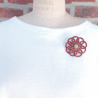 Lenora Dame One-of-a-Kind holiday brooch
