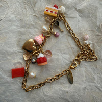 Lenora Dame Valentine's Dessert Charm Necklace