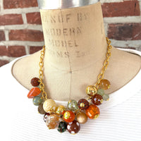 Lenora Dame Cornucopia Charm Necklace