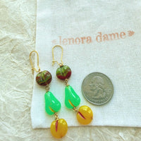 Lenora Dame Glass Fruit Earrings