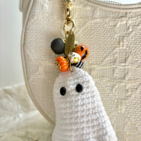 Lenora Dame Crochet Ghost Bag Charm