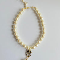 Lenora Dame Princess Pearl Choker Necklace