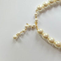 Lenora Dame Princess Pearl Choker Necklace