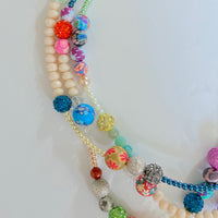 Lenora Dame Daisy Chain 3-Strand Necklace