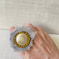 Lenora Dame Smoke Screen Statement Ring