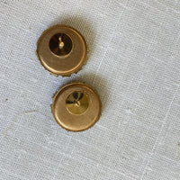 Lenora Dame Rhinestone Earrings in Light Golden