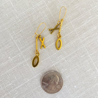 Lenora Dame XO Charm Earrings