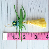 Lenora Dame Jiminy Cricket Tassel Earrings