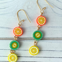 Lenora Dame Citrus Tart Fruit Earrings