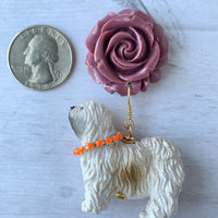 Lenora Dame Fifth Avenue Sheepdog Earrings
