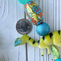 Lenora Dame Neon Dinosaur Necklace