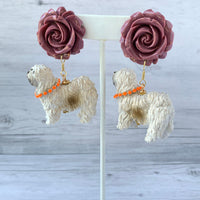 Lenora Dame Fifth Avenue Sheepdog Earrings