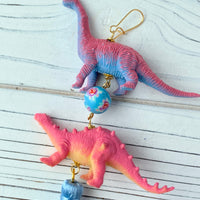 Lenora Dame Pool Party Dino Tassel Earrings