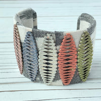 Lenora Dame Mid Century Mod Cuff Bracelet