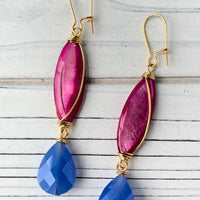 Lenora Dame Going Away Earrings in Sunset