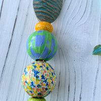 Lenora Dame Neon Dinosaur Necklace