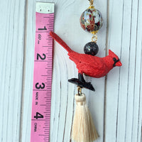 Lenora Dame Casper the Cardinal Pendant Necklace