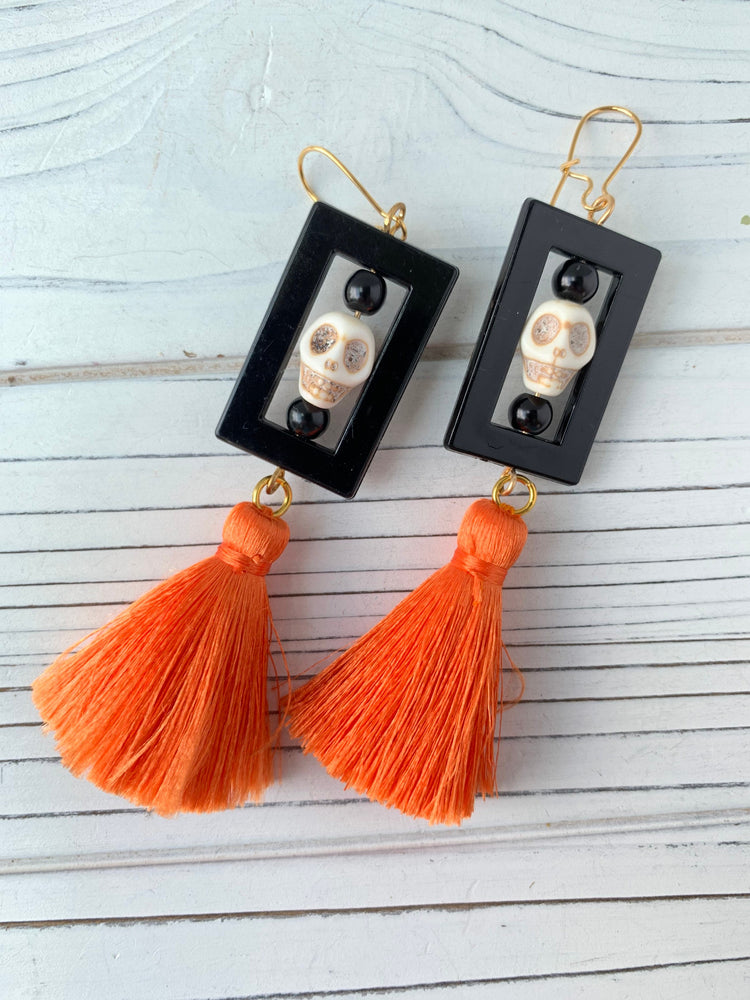 Lenora Dame Mischief Night Halloween Earrings