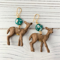 Lenora Dame Fern the Fawn Earrings