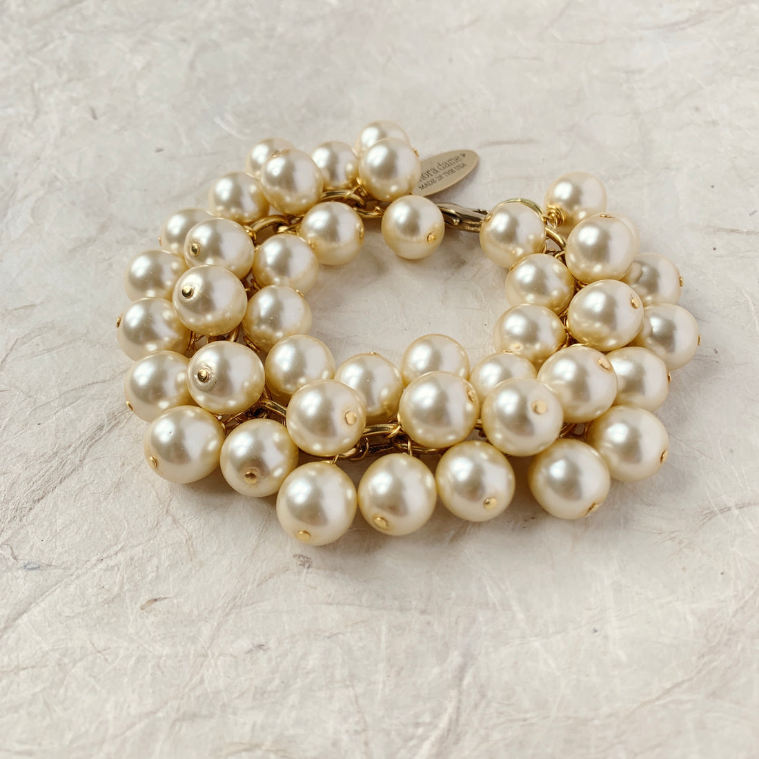 Iconic Pearl Cluster Bracelet