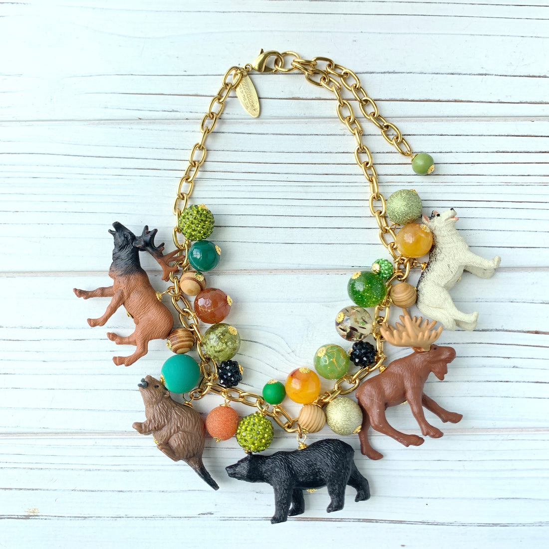 Into The Forest Animal Necklace