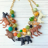 Into The Forest Animal Necklace