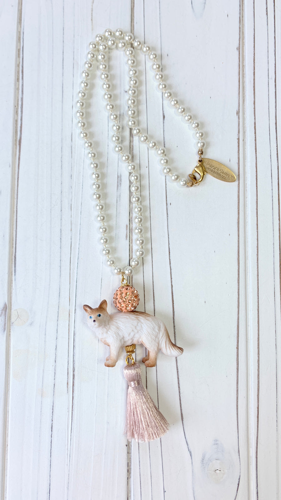 Persian Cat Pendant Necklace