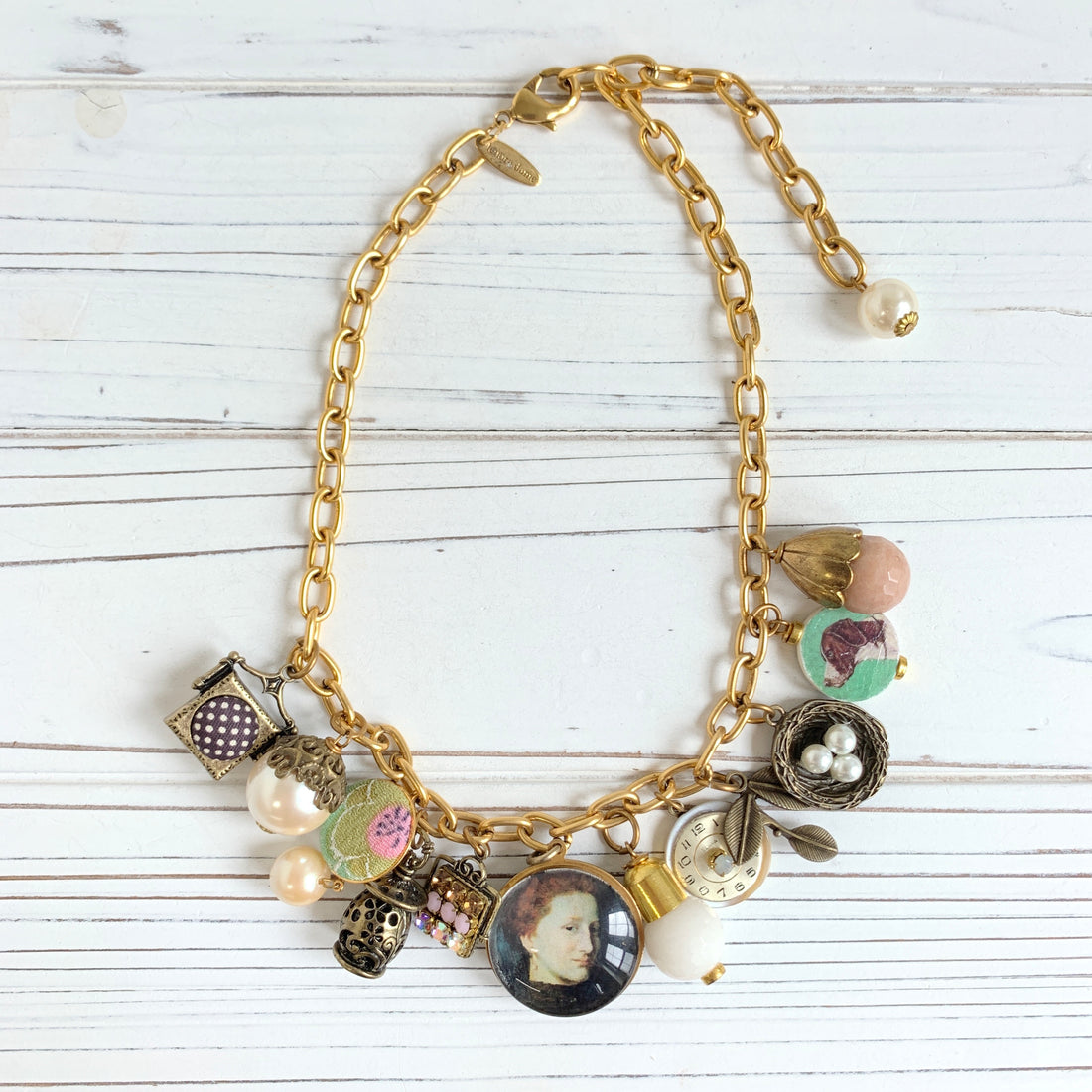 I Spy Vintage Inspired Charm Necklace