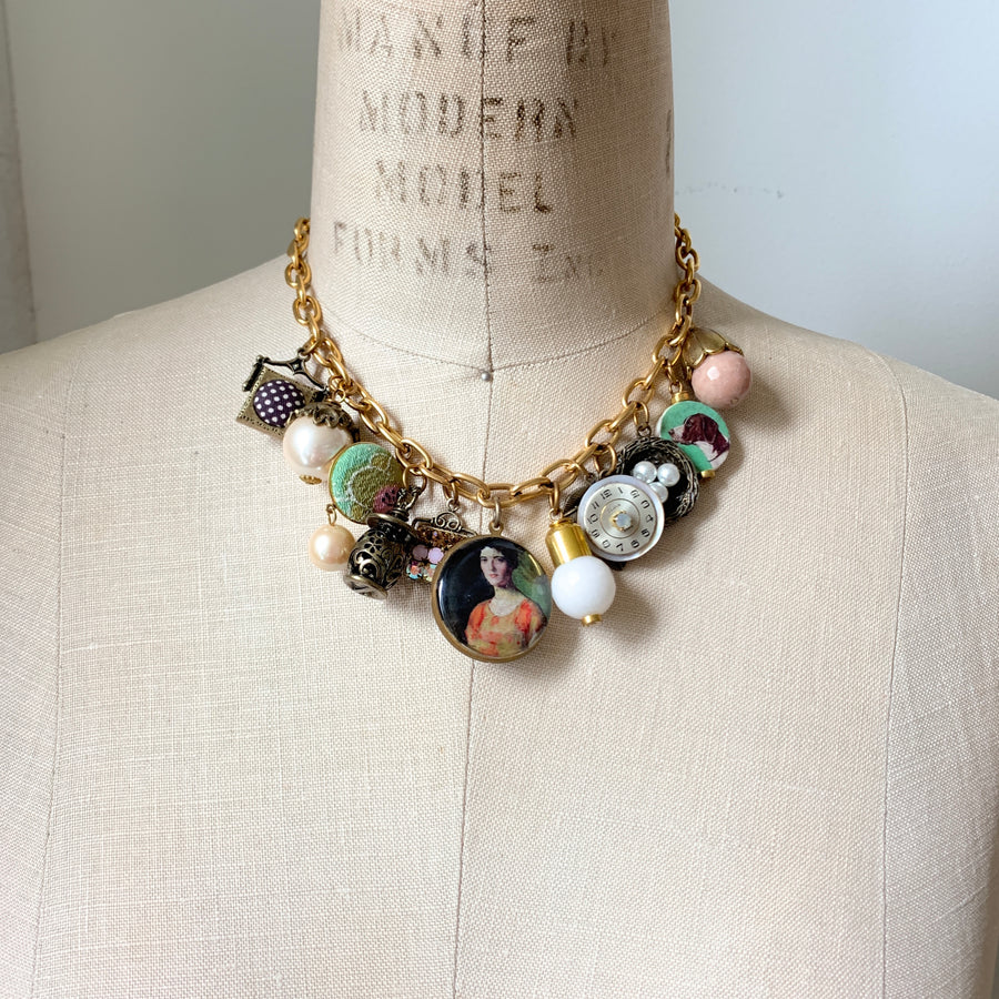 I Spy Vintage Inspired Charm Necklace