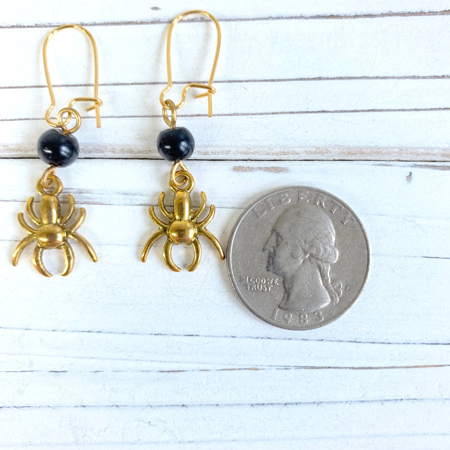 Charlotte Halloween Spider Earrings