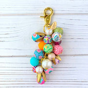 Bright Floral Purse Charm