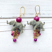 Miniature Elephant Earrings