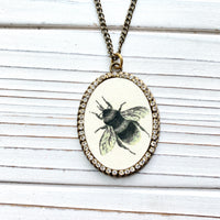 Honey Bee Pendant Necklace