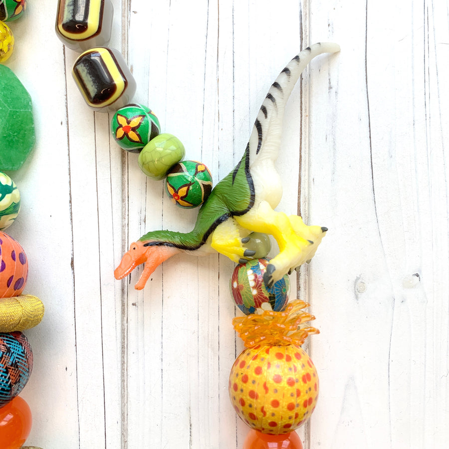 Ronnie the Raptor Dinosaur Necklace