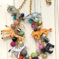 Long Safari Animal Necklace