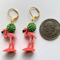 Miniature Flamingo Earrings