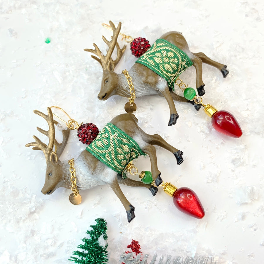 Reindeer Earrings