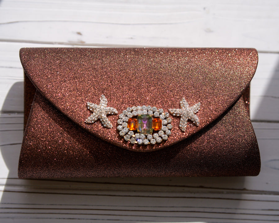 Czech Glass Clutch - One-of-a-Kind