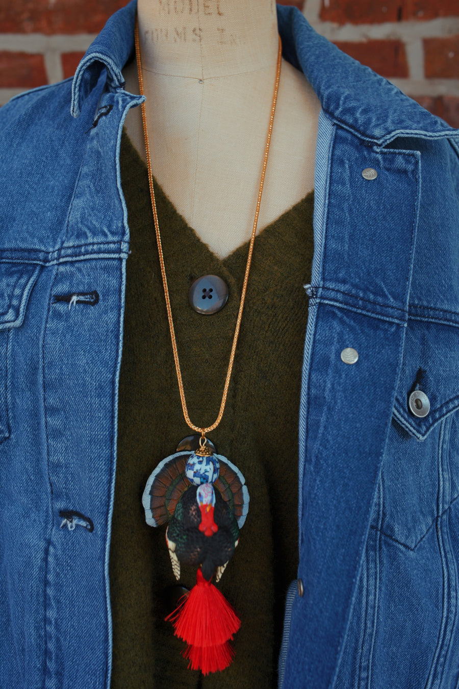 Thanksgiving Turkey Pendant