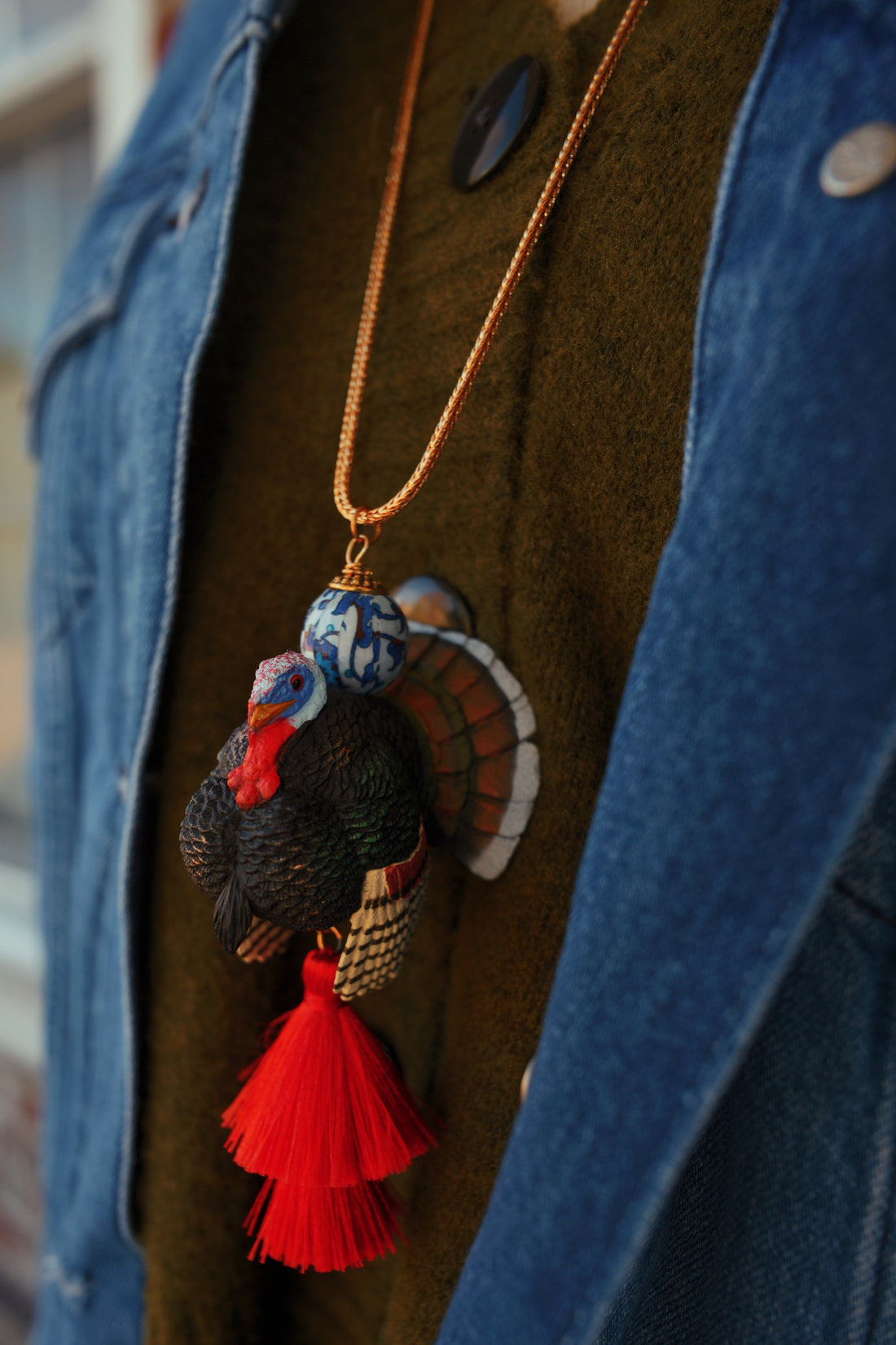 Thanksgiving Turkey Pendant