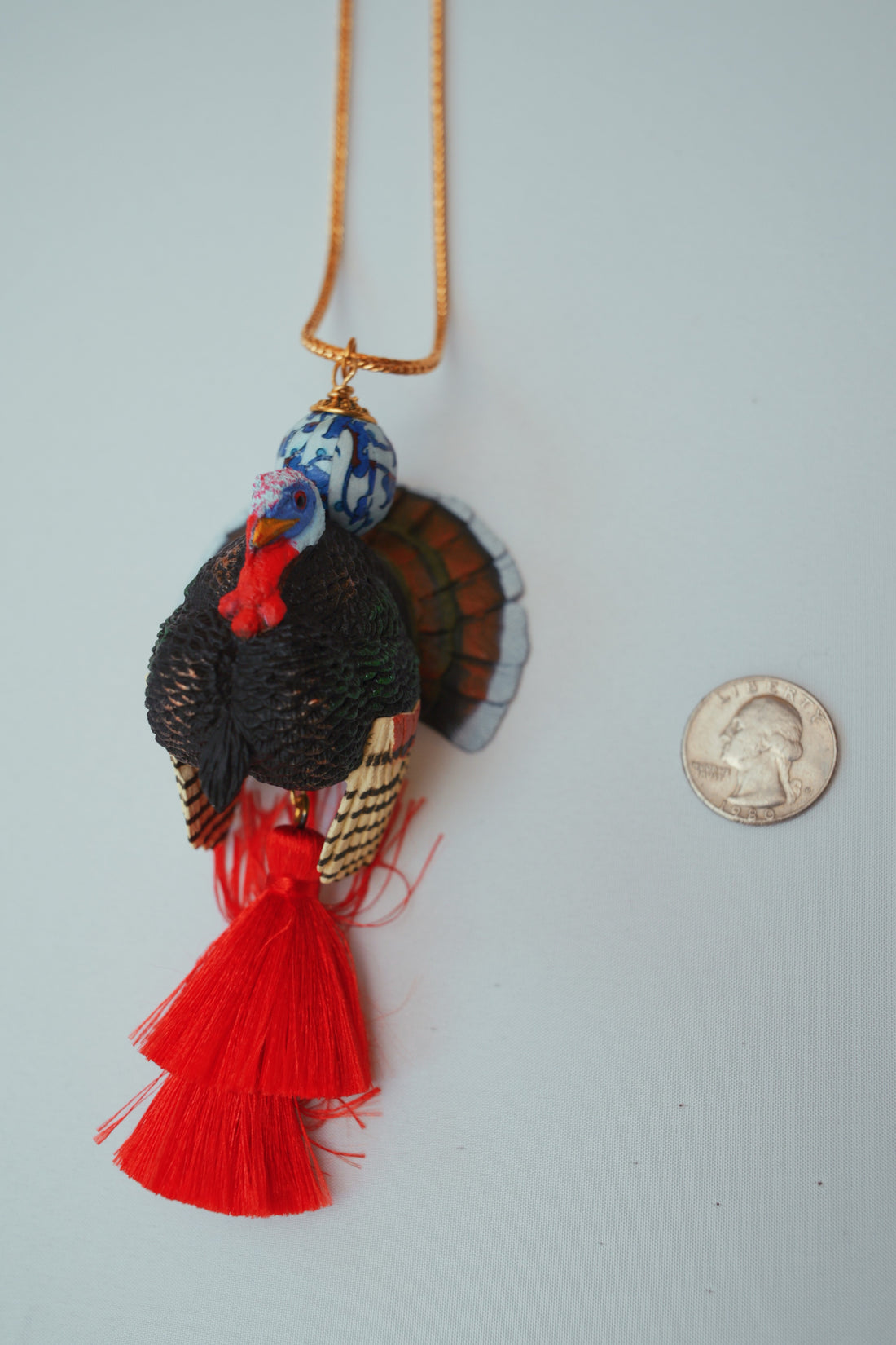 Thanksgiving Turkey Pendant