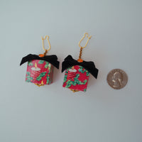 One-of-a-Kind Christmas Present Earrings - Large