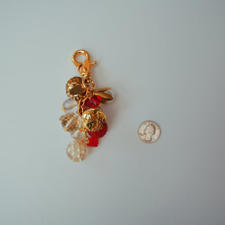 Festive Christmas Bag Charm