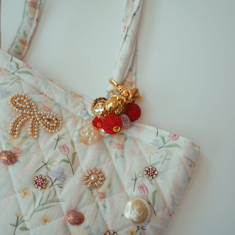Festive Christmas Bag Charm